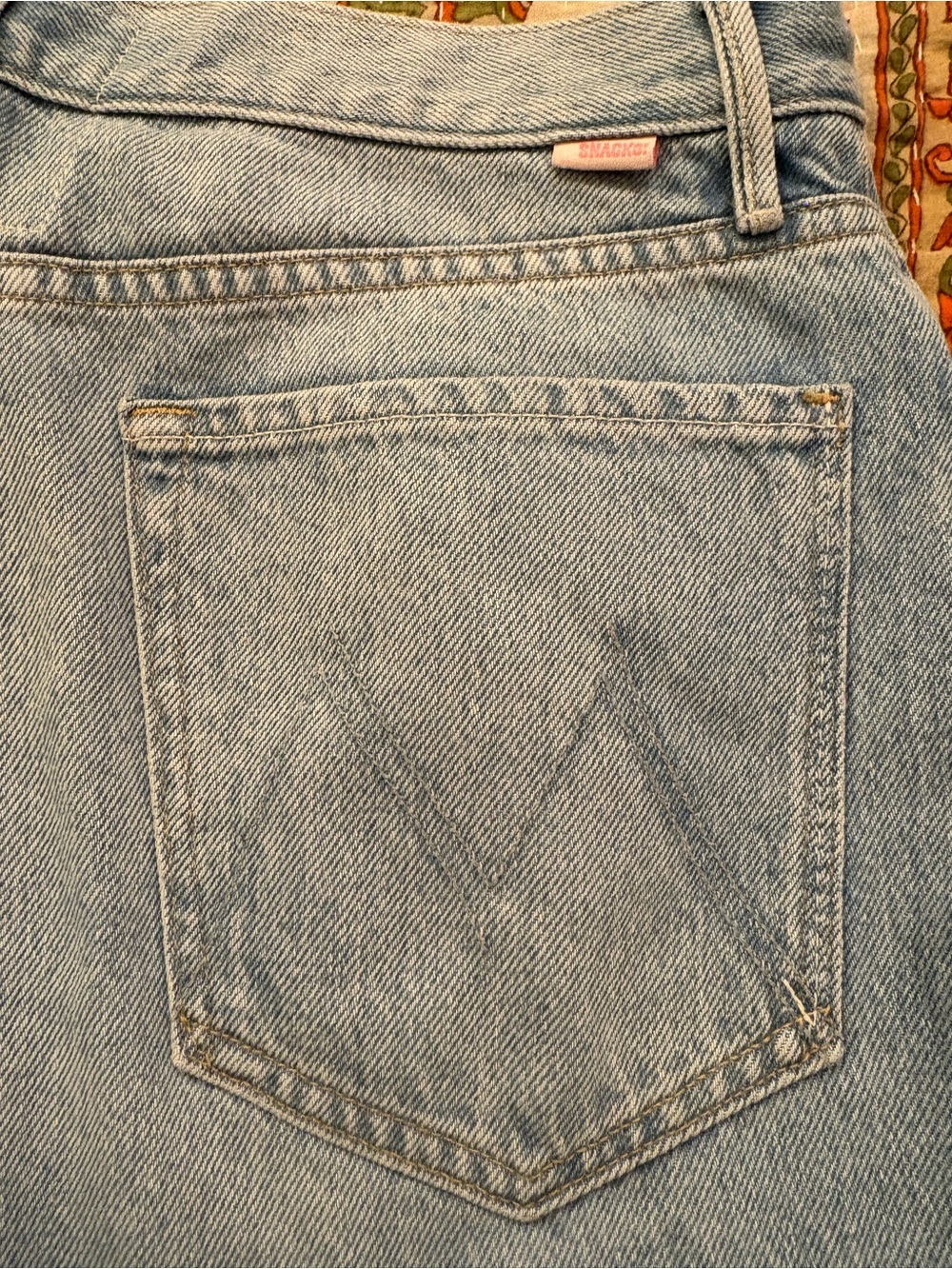 MOTHER Snacks Lil Lemon Twist Jeans NWOT - Picture 9 of 12